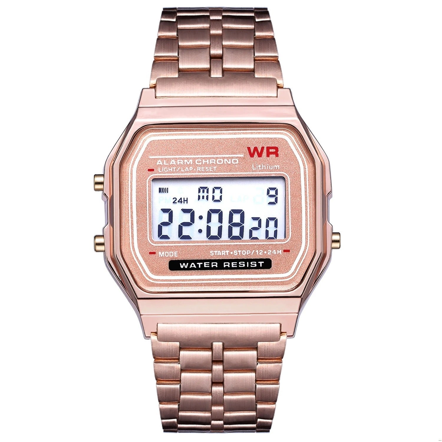 Neue Montre Homme F-91W Stahlband Uhr Für Männer LED Digital Sport - AnavaShop
