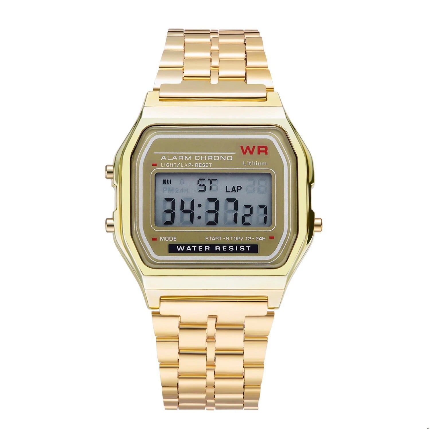 Neue Montre Homme F-91W Stahlband Uhr Für Männer LED Digital Sport - AnavaShop
