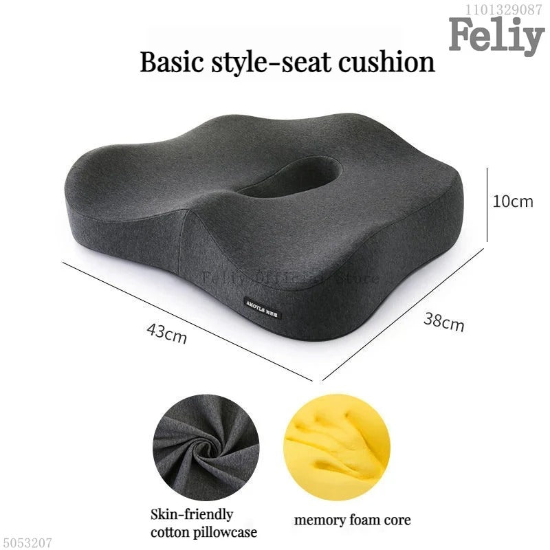 Memory Foam Auto Sitz Unterstützung Taille Kissen Massage - AnavaShop