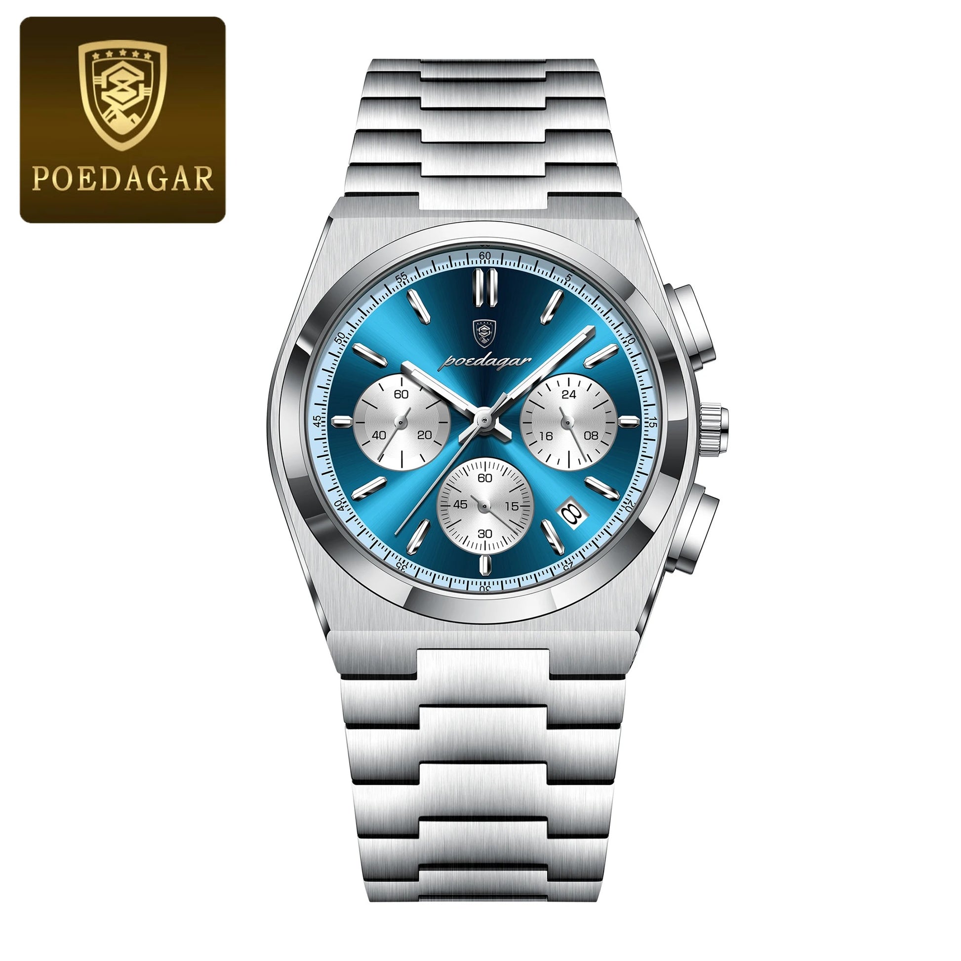 POEDAGAR Luxus Mann Quarzuhr Sport Militär Uhr Für Männer - AnavaShop
