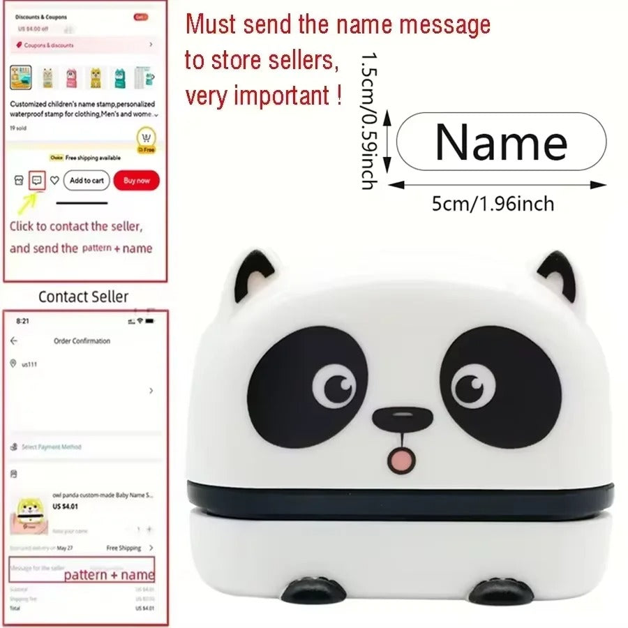 Personalisierte Namensstempel für Kinder - AnavaShop