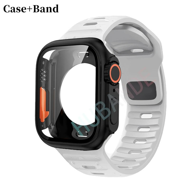 Silikonarmband + Hülle für Apple Watch Hülle - AnavaShop